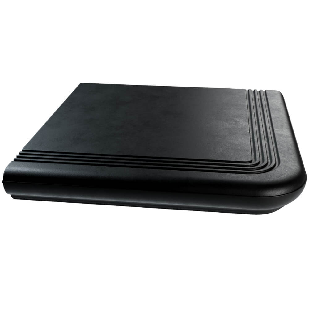 Ступень угловая Verona 340х340х20мм Черный фото 1